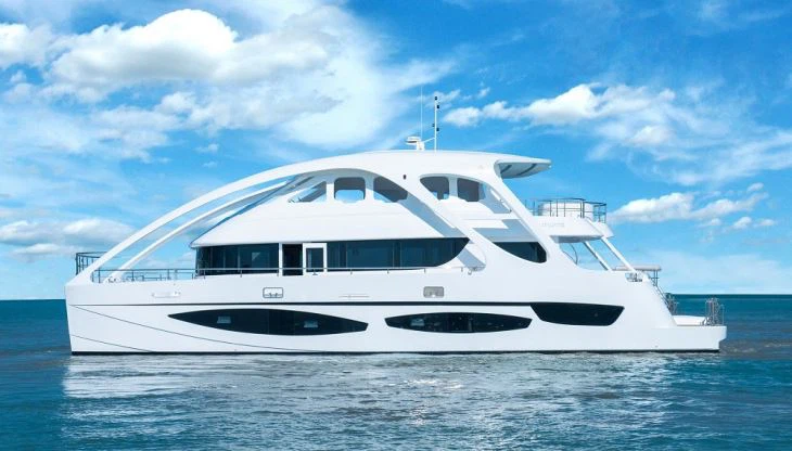 Catamaran bateaux à moteur